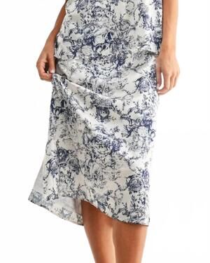 NEW JOH jareth midi skirt in navy